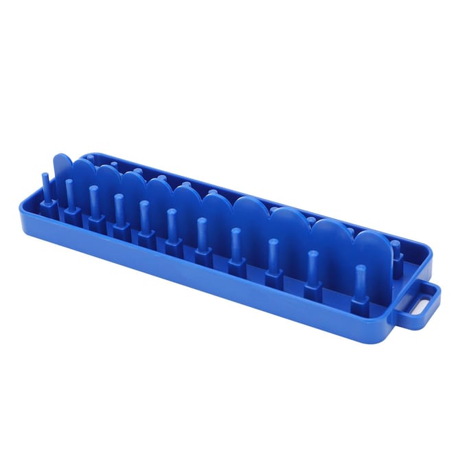 14-inch Dopopslag Polypropyleen Koffer Inzetrij Railhanger Plaatsen Reparatiegereedschap blue