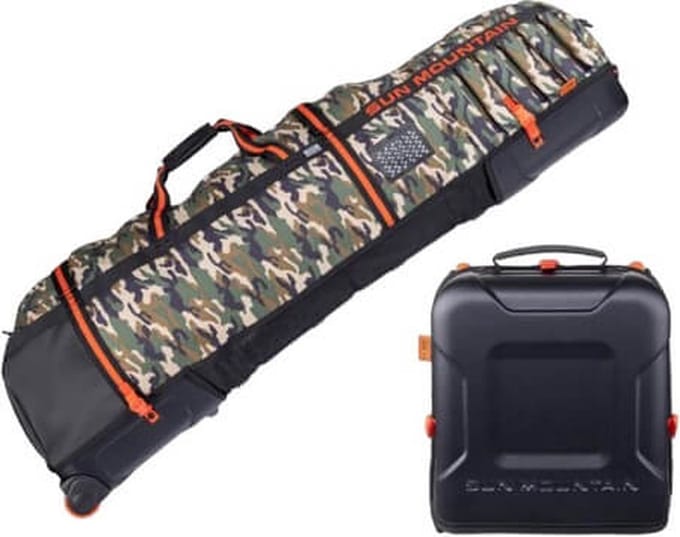 Sun Mountain Kube Golf Travelbag Black-Camo-Inferno
