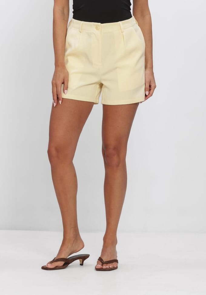 Ydence Short Jenny Broeken Dames - Geel - Maat XS