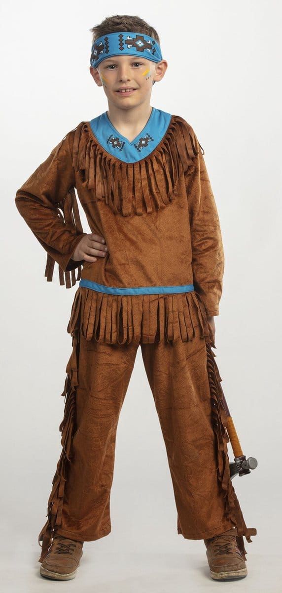 Indianen Kostuum Jongen Dakota - Maat 152