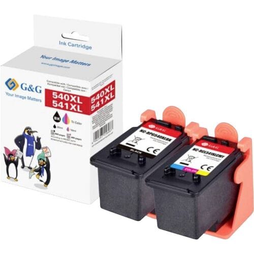 G&G Inktcartridge Compatibel GP-C540XLBK/541XLCMY-2P