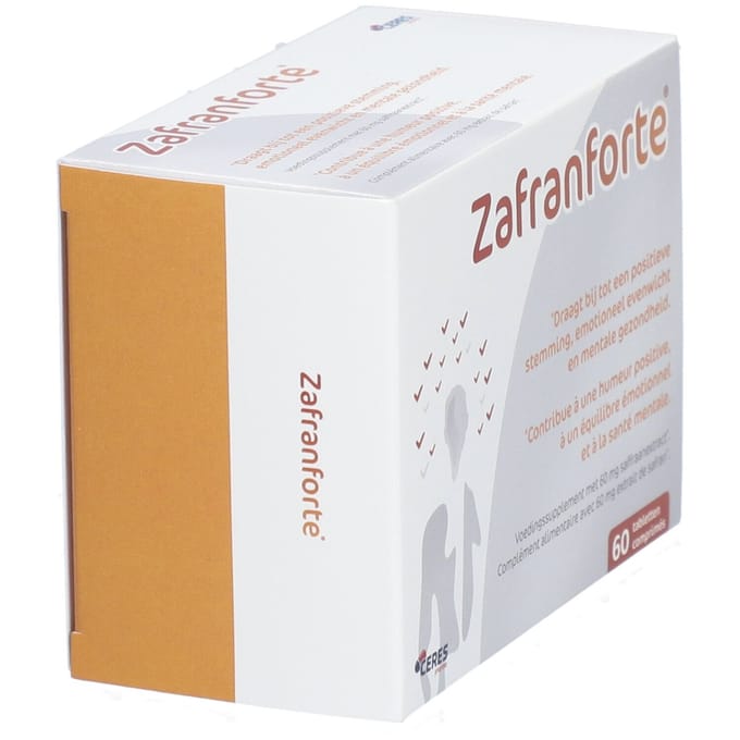 Zafranpure Forte® | Emotioneel evenwicht en positieve stemming Saffraan 60 Gecomprimeerde tabletten