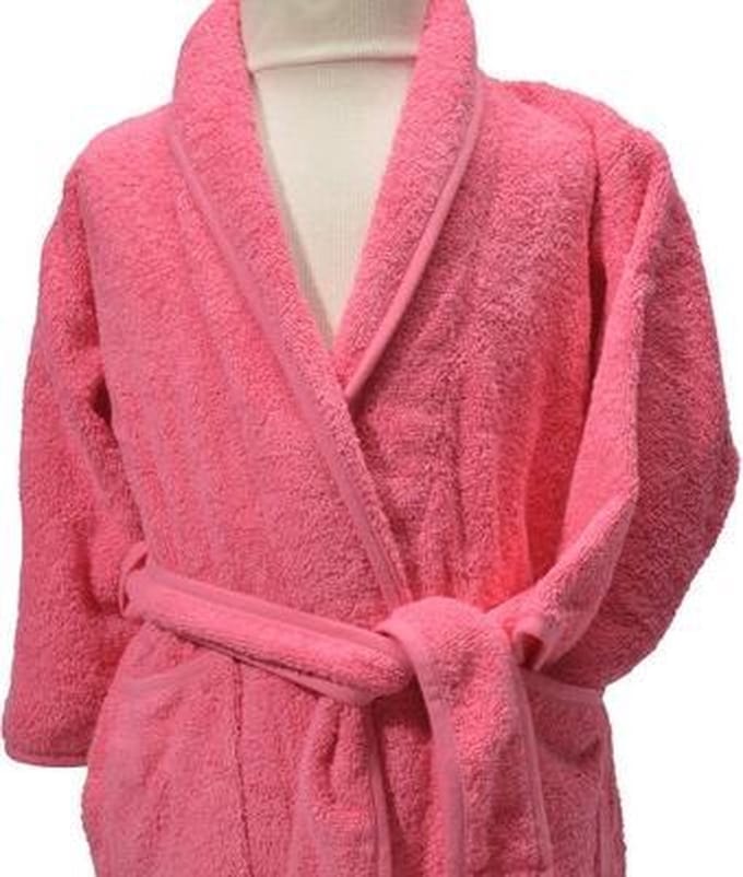 Badstof Badjas Fuchsia 80/92