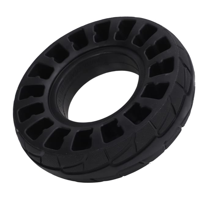 200x50 Elektrische Scooter Massieve Band Rubber Antislip Schokbestendig Elektrische Scooter Honingraat Massief Wiel voor Vervanging black