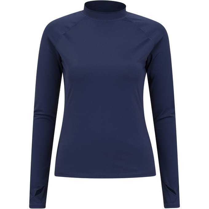 Mountain Warehouse Dames/Dames Rash Guard met lange mouwen (Donkerblauw)
