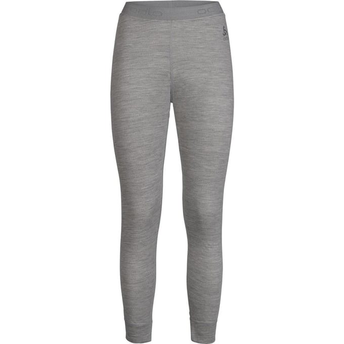 Odlo Suw Bottom Pant Natural 100% Merino Warm - XL - Dames Thermobroek - Grey Melange