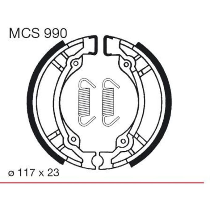 Remschoenset TRW MCS990