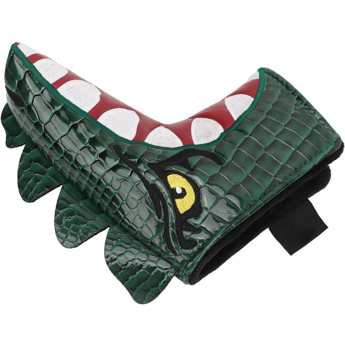 Dinosaurusvormige Golfputter Hoes Headcover Golf Blad Putter Cover PU Waterdichte Stof Zacht gray