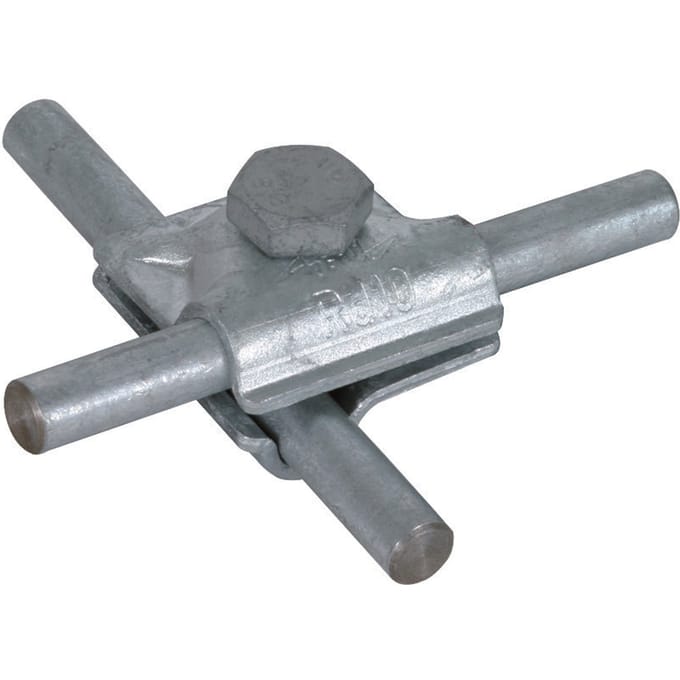 Dehn MV Klem Voor Rd 10mm Met Zeskantbout - 391050 [2 stuks]