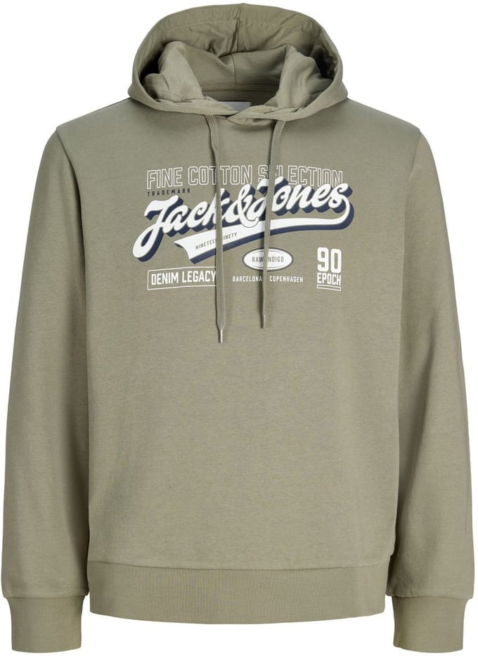 Jack & Jones Plus Hoodie Plus Size Logo Hoodie