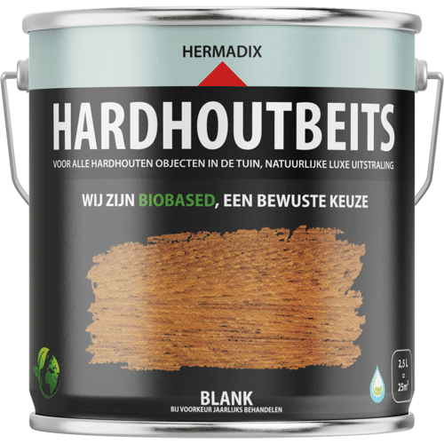 Hermadix Hardhout Beits - 2,5 liter - 461 Blank