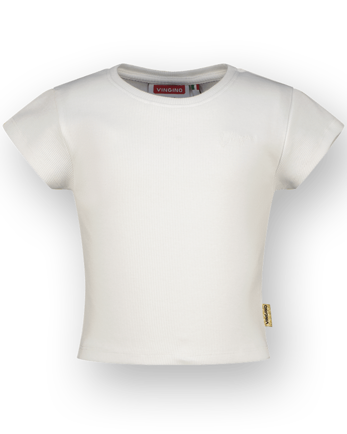 Vingino Jasmina Real White Maat: 8 | T-Shirts Outlet | Unisex | Wit