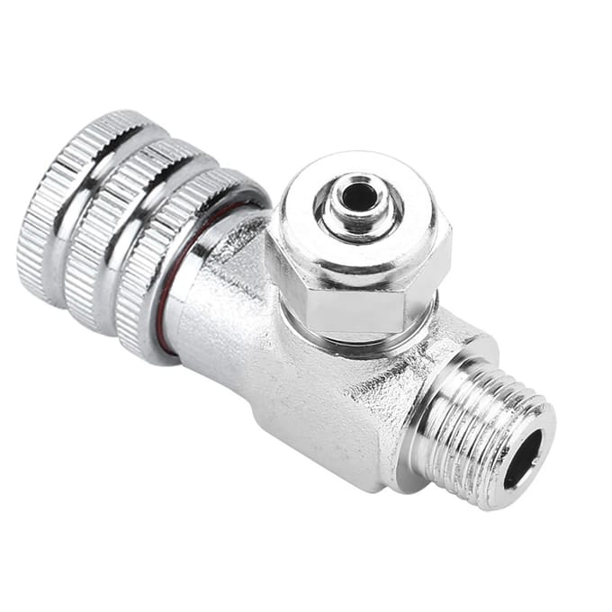 Système d'aquarium Régulateur de CO2 Aiguille Clapet anti-retour Compteur de bulles Accessoire pour aquarium Type 1 white
