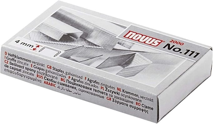 Tacker nietjes Type 111 - 2000 Stuks - Gegalvaniseerd Staal