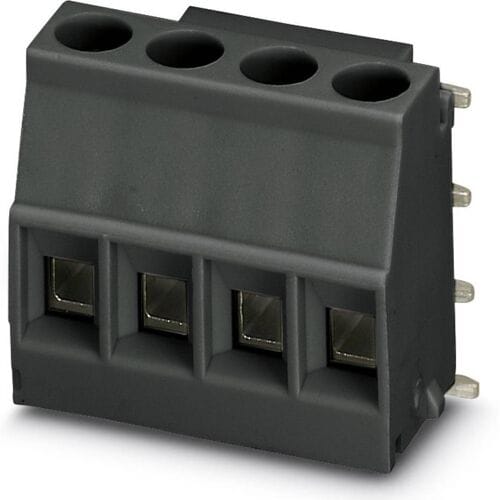 Phoenix Contact 2908443 Klemschroefblok 2.50 mm² Aantal polen 4 Zwart 200 stuk(s) Package