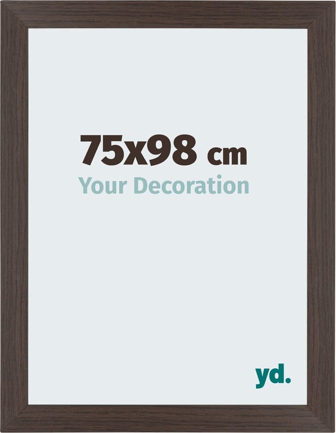 Your Decoration - Fotolijst 75x98 cm - MDF - Eiken Donker - Mura