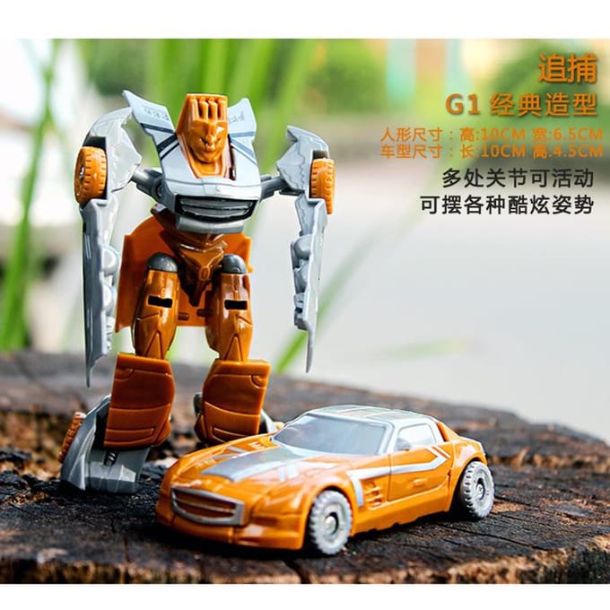 Transformatie Vervorming Robot Gele Auto Werkt Met Kind s Blok Hobbies onderwijs Kind s Speelgoed