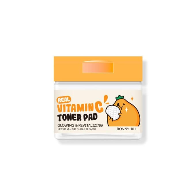 BONNYHILL Echte Vitamine C Verhelderende Toner Pads (70 pads) orange