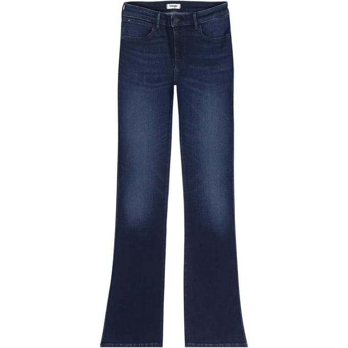 Wrangler 112342797 Bootcut Fit Spijkerbroek Blauw 32 / 32 Vrouw