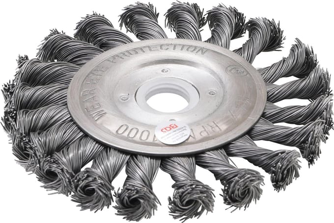 BGS Schijfborstel getwist staaldraad Ø 115 mm