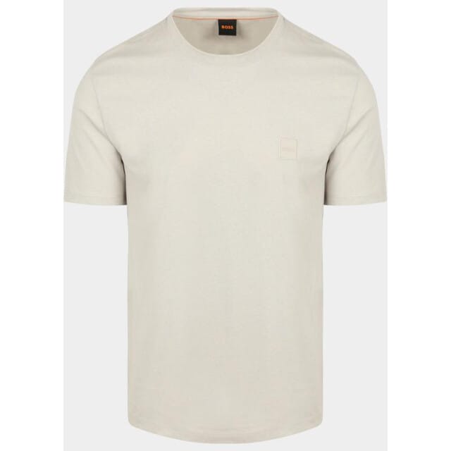 BOSS T-shirt Tales Ecru - Maat XXL - Heren - Casual T-shirts