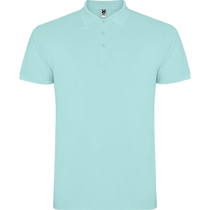 Roly Heren Ster Poloshirt (Munt)
