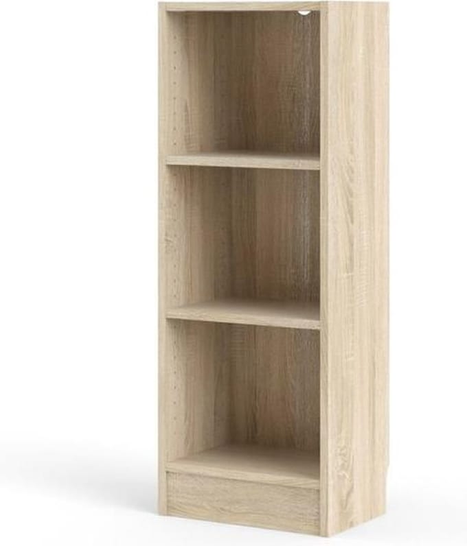 Base kast A 2 planken eiken decor.
