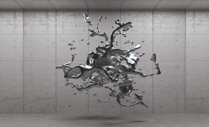 Abstract Concrete Paint Design Photo Wallcovering