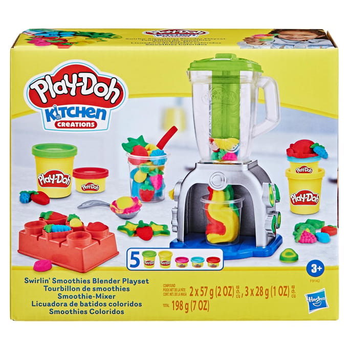Play-Doh Smoothie Blender Set - Boetseerklei - 5 Play-Doh potjes - Knutselen voor kinderen