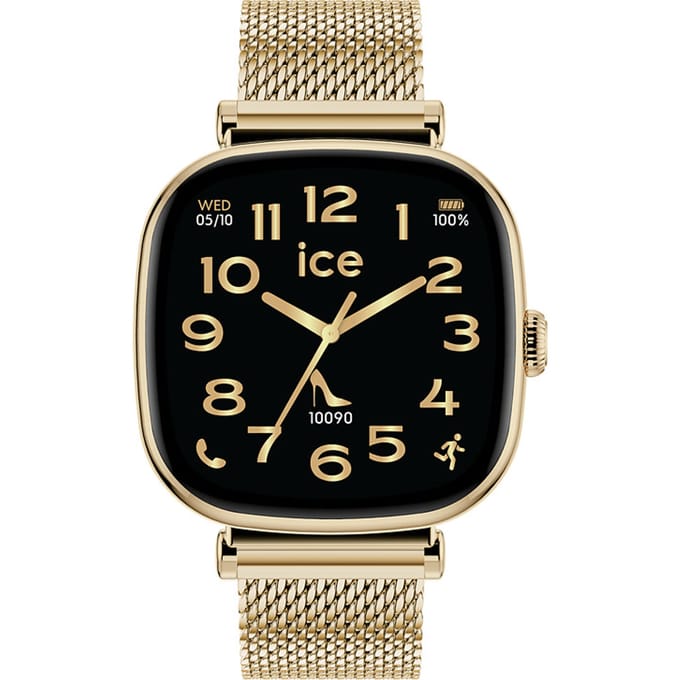 Ice Watch Ce Smart Sq 2.0 - Gold Unisex Horloge Goudkleurig 025234