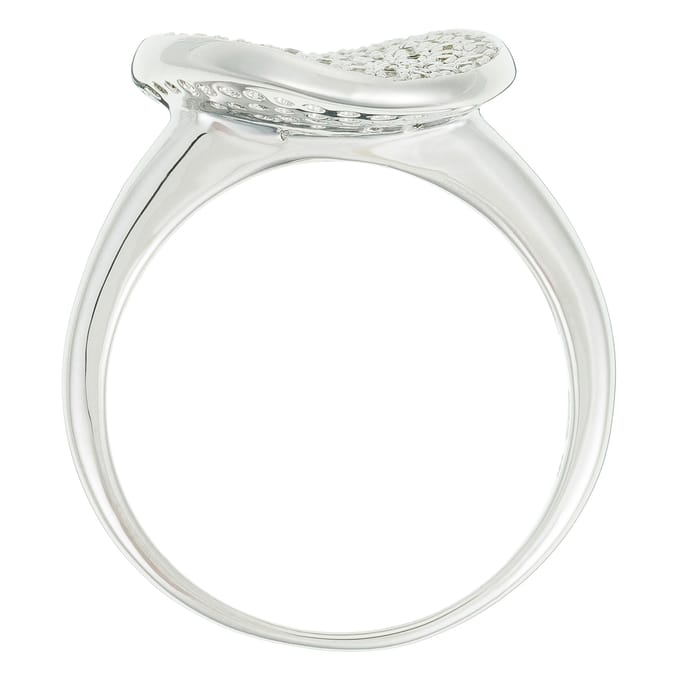 Orphelia ZR-3516/60 - Ring Ovalino - Micro Pavé Zirconium - 925 Zilver - Maat 60