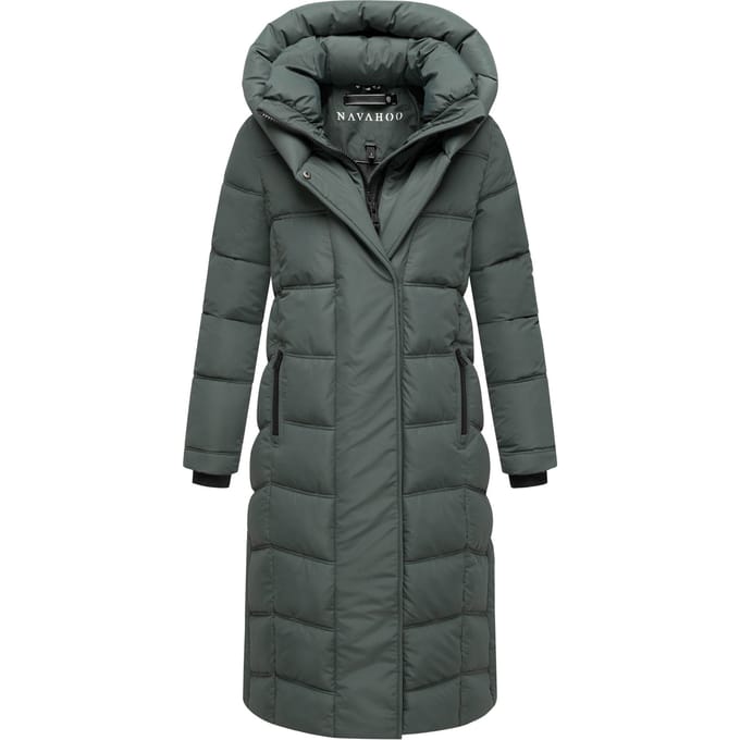 Navahoo dames gewatteerde mantel Engelsfeder XIV – warm, stijlvol & praktisch