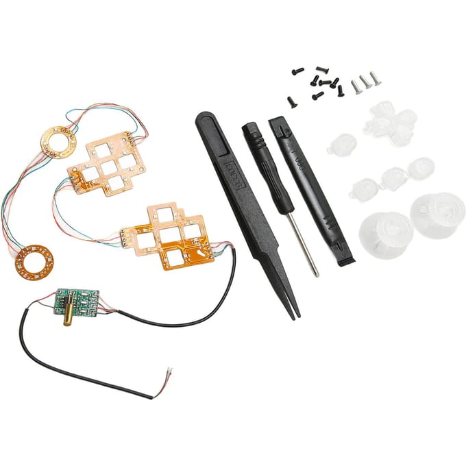 Gezichtsknoppen LED Kit Professionele DIY LED Verlichte Knoppenmodule voor PS5 Game Controller white