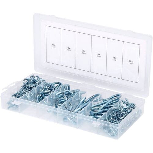 KS Tools 970.0380 Assortiment haak- en oogschroeven, 151-delig 1 stuk(s)