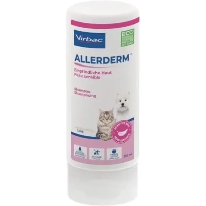 Shampoo voor de gevoelige huid van honden Virbac Allerderm