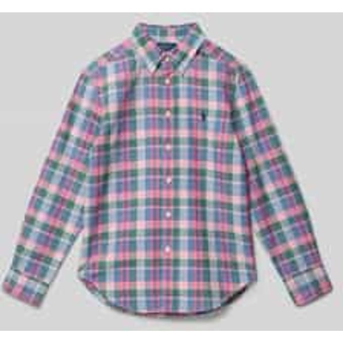 Regular fit zakelijk overhemd met button-downkraag