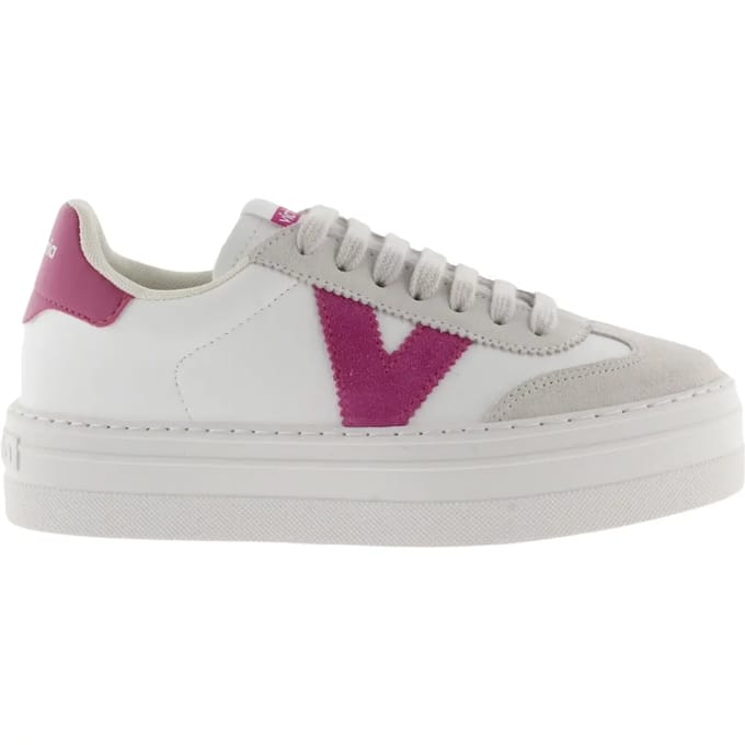 Leren en suede effect sneakers Victoria Barcelona