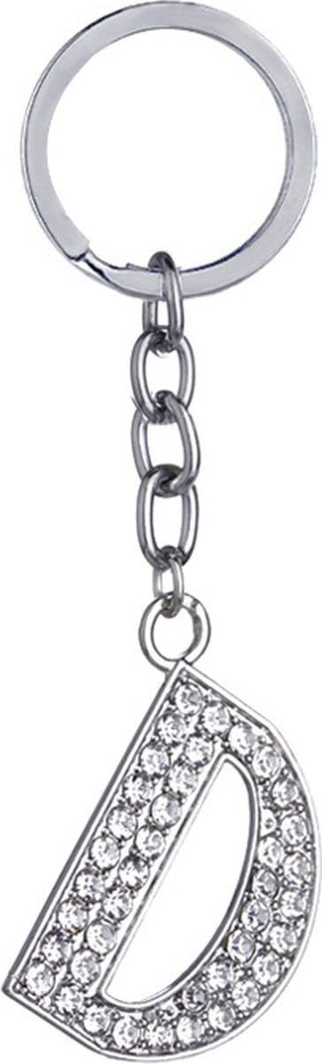 Bixorp Sleutelhanger met Letter D - Best Friends BFF Cadeau voor haar / hem