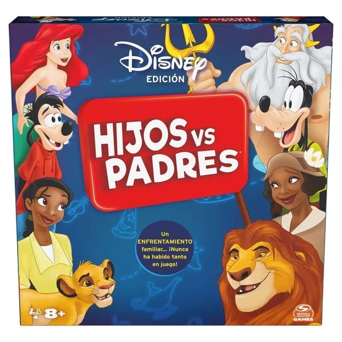 Spaans bordspel Spin Master Disney Edition Sons vs Parents