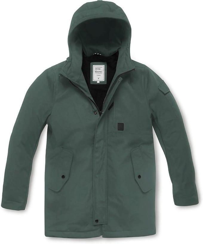 Vintage Industries Funktionsjacke Gus Parka Stone Grey