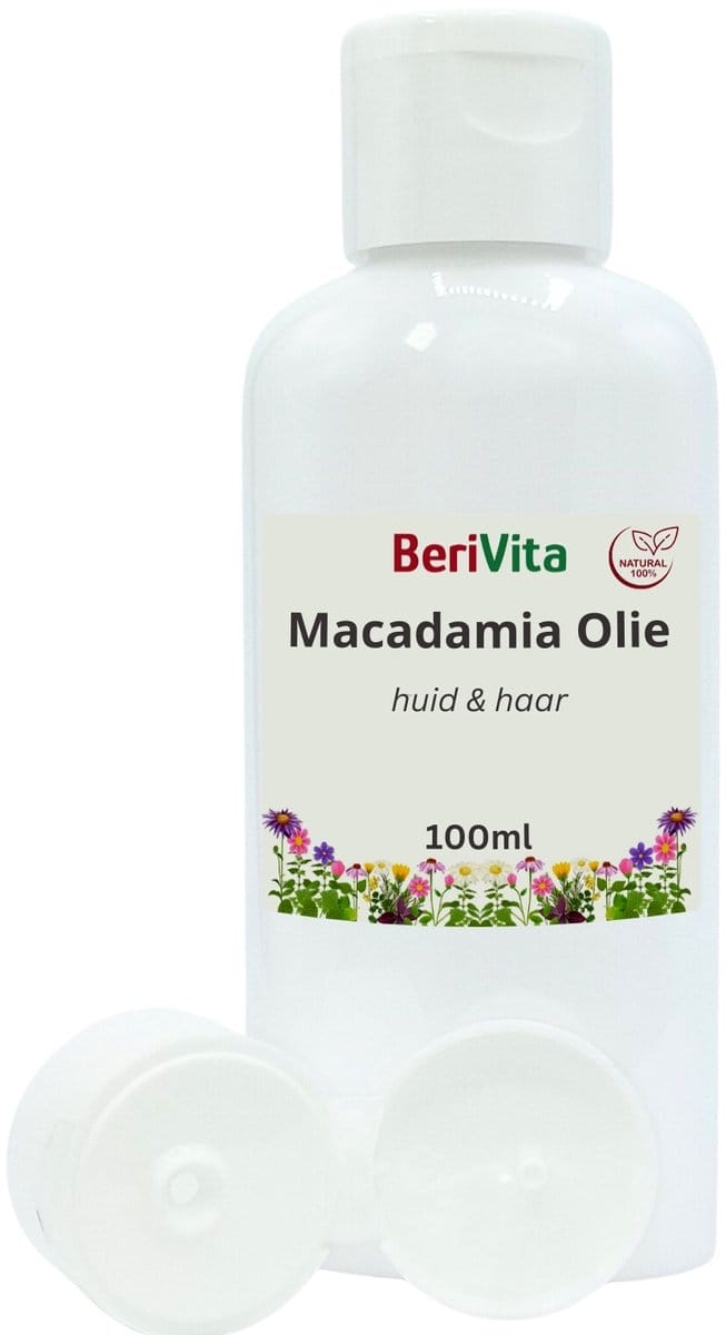 Macadamia Olie Puur 100ml - Huidolie en Haarolie