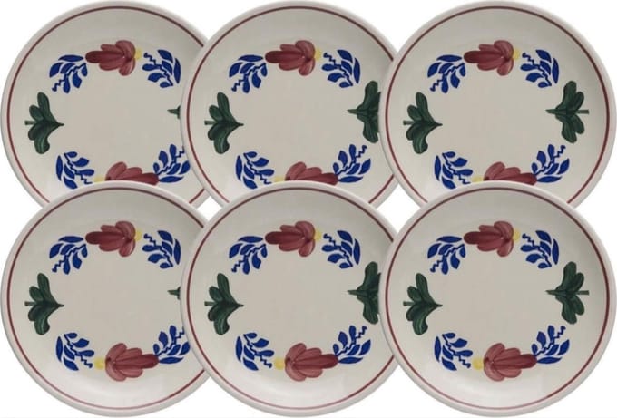 Boerenbont Petit Four Schaaltje - Ø 11 cm -  6 stuks