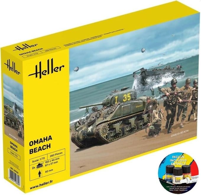 Heller Modelbouwpakket Diorama - 52332 Ohama Beach - Diorama Set - Starter Kit Plastic - 1:72 - Modelbouw