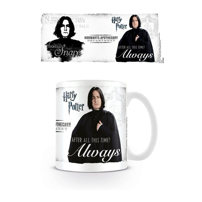Harry Potter Altijd mok (Wit/Grijs/Zwart)