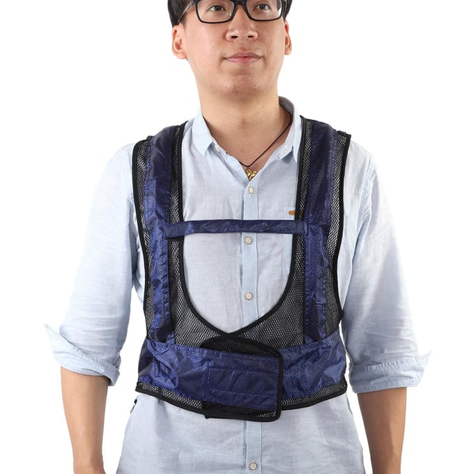 Lassen Staal Luchtgekoeld Vest Vortexbuis Airconditioner Gilet gray