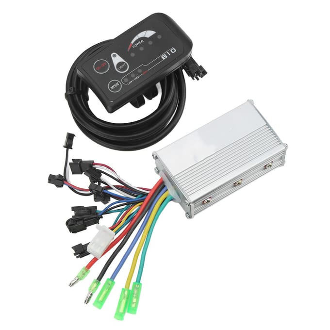 48V 250W 350W Elektrische Fiets Borstelloze Controller Kit Motor Controller 810 LED Display Paneel Set gray