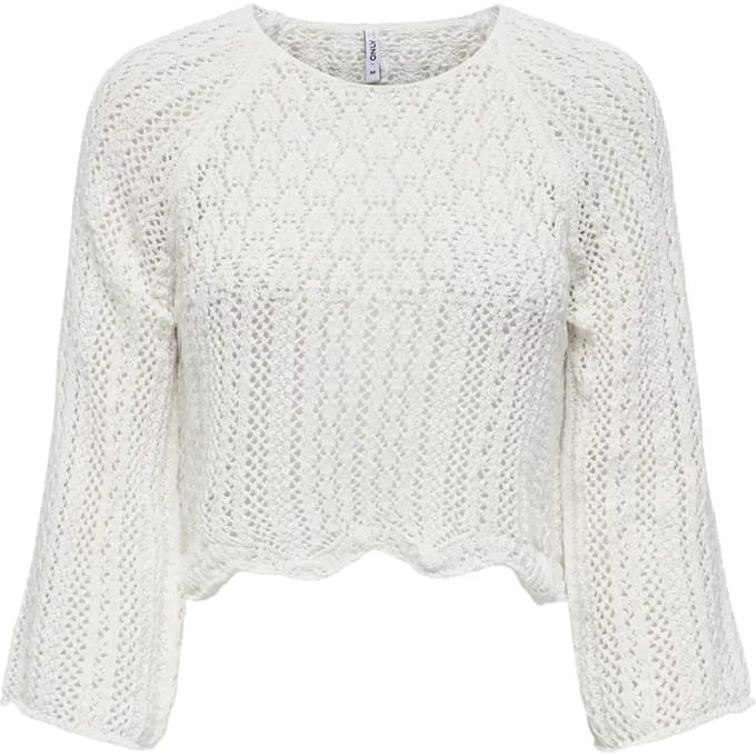 regular fit gebreide trui van katoenmix model 'NOLA LIFE'