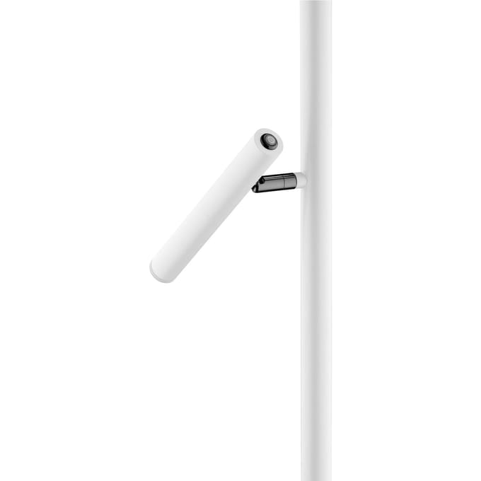 HELL LED vloerlamp Streak, 2-lamps met dimmer, wit