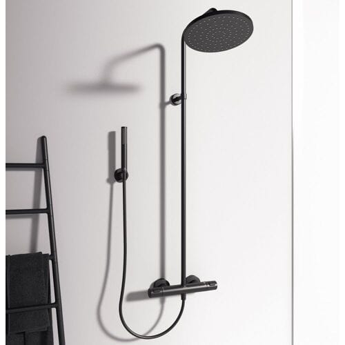 Ideal Standard Ceratherm Showerset met thermostaat Silk Black