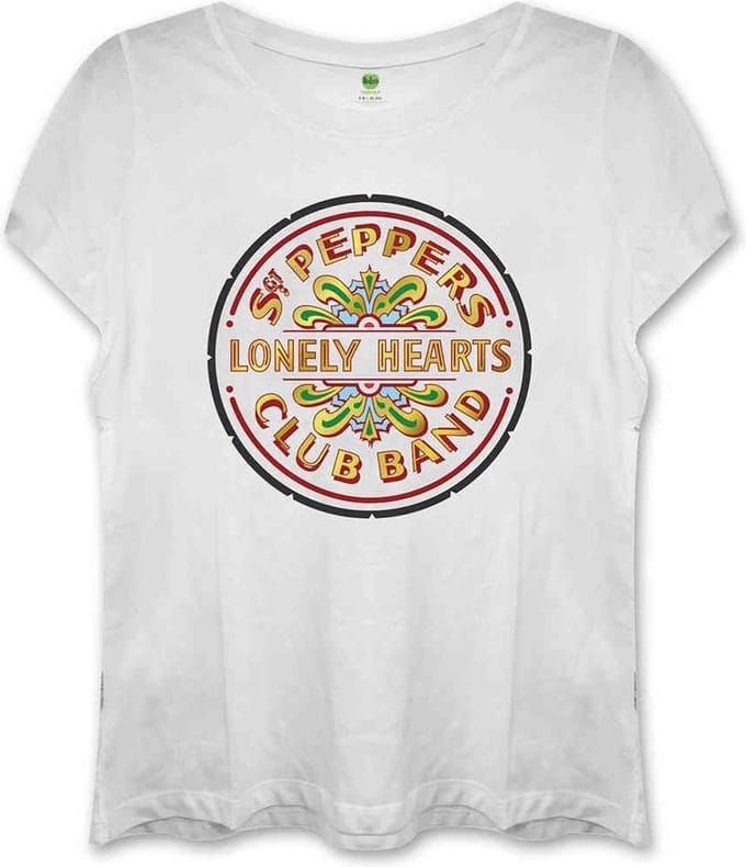 The Beatles - Sgt Pepper Dames T-shirt - M - Wit
